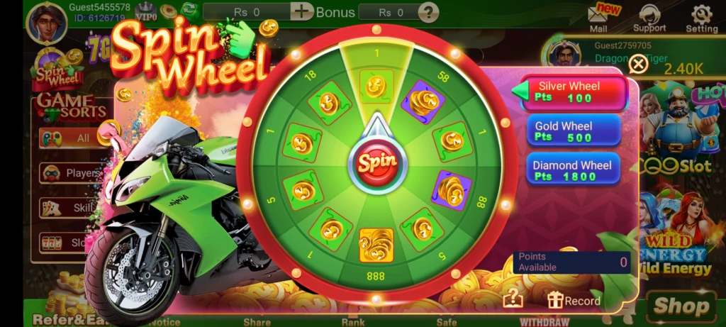 3PattiCrown App Free Spin