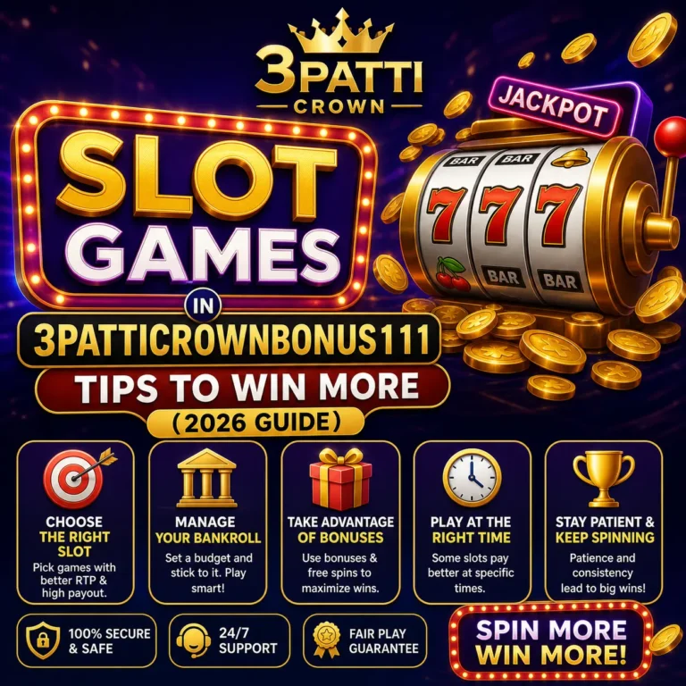 Slot Games in 3patticrownbonus111 Tips to Win More (2026 Guide)